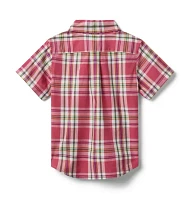 Plaid Poplin Shirt