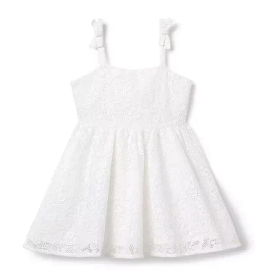 Lace Bow Strap Dress