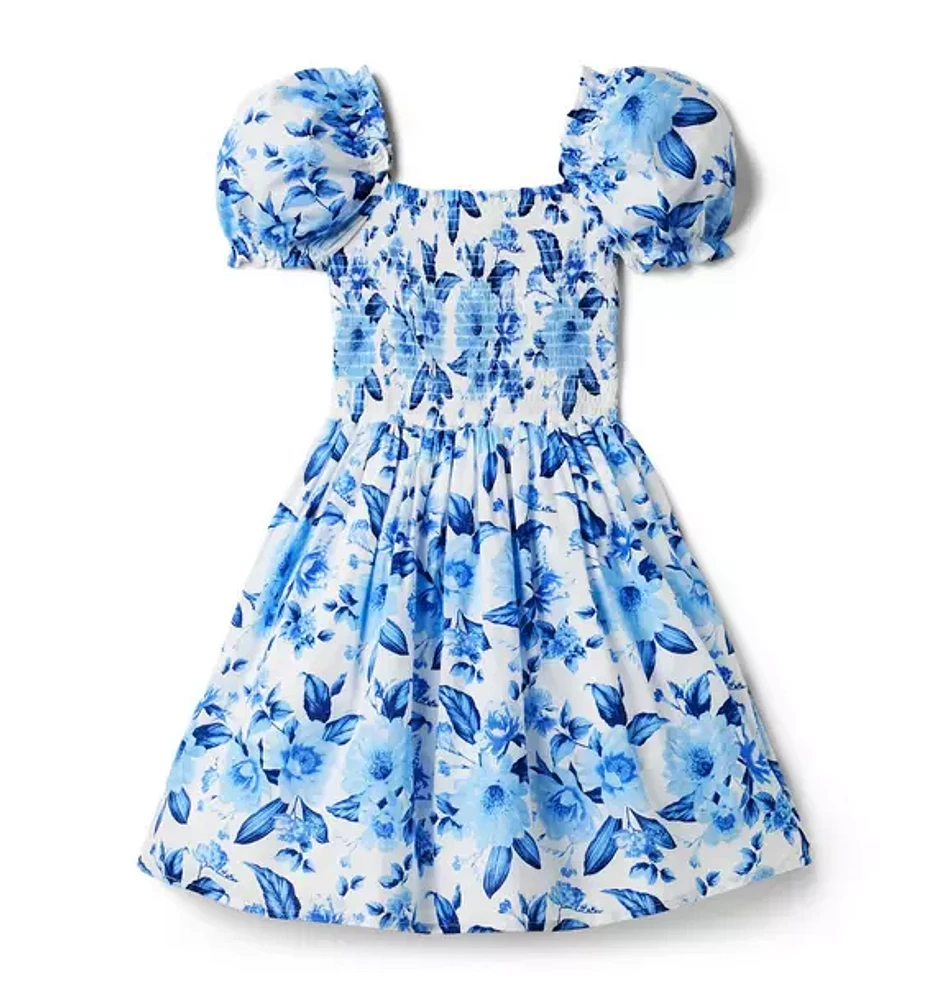 The Grace Smocked Puff Sleeve Dress