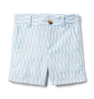 Ikat Linen-Cotton Short