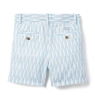 Ikat Linen-Cotton Short