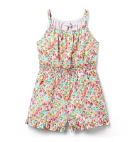 Ditsy Floral Ruffle Hem Romper