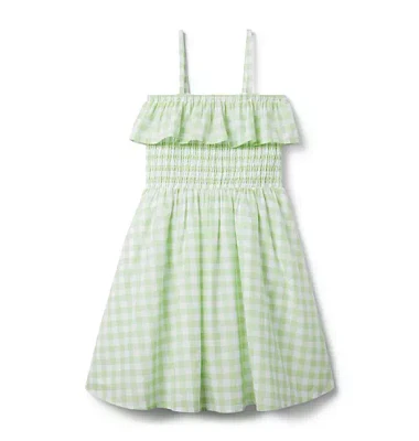 Gingham Ruffle Dress