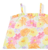 Baby Floral Ruffle Matching Set