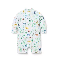 Baby Recycled Safari Rash Guard Swimsuit