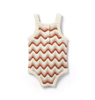 Baby Striped Crochet Romper