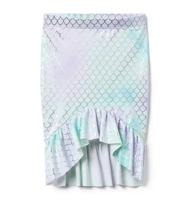 Recycled Mermaid Tail Skirt Cover-Up