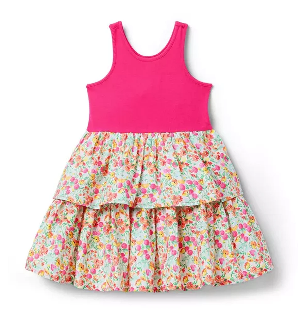 Ditsy Floral Tiered Dress