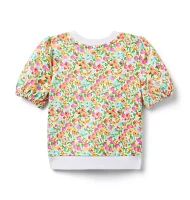 Ditsy Floral French Terry Sweatshirt