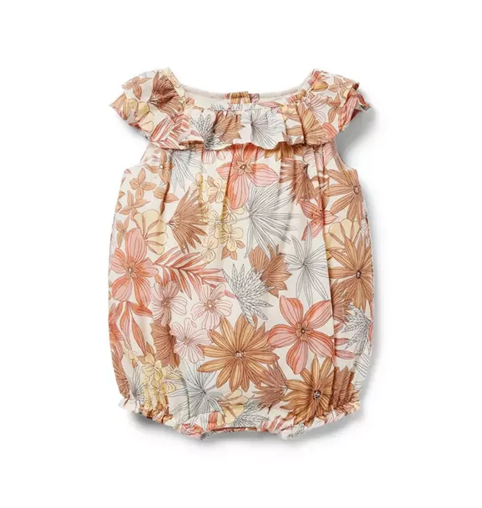 Baby Floral Ruffle Romper