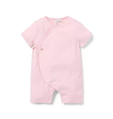 Baby Pointelle Wrap Romper