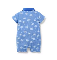 Baby Palm Polo Romper