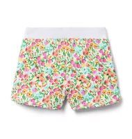 Ditsy Floral French Terry Short