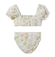 Recycled Floral 2-Piece Swimsuit