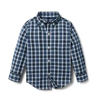 Plaid Poplin Shirt