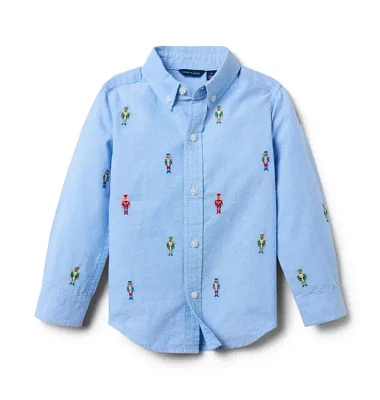 The Embroidered Oxford Shirt