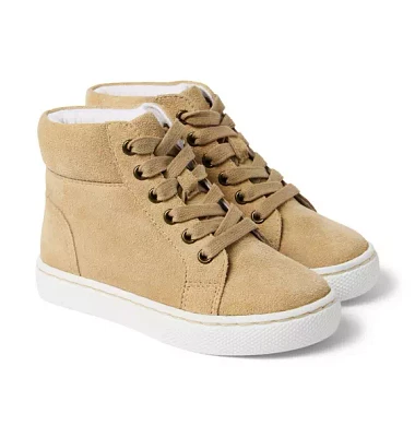 Leather High-Top Sneaker