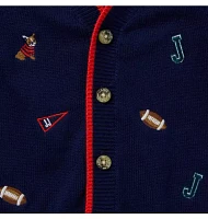 Baby Embroidered Varsity Cardigan