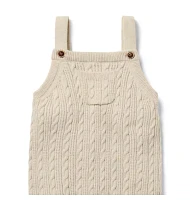 Baby Cable Knit Overall