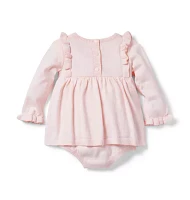 Baby Pointelle Ruffle Romper