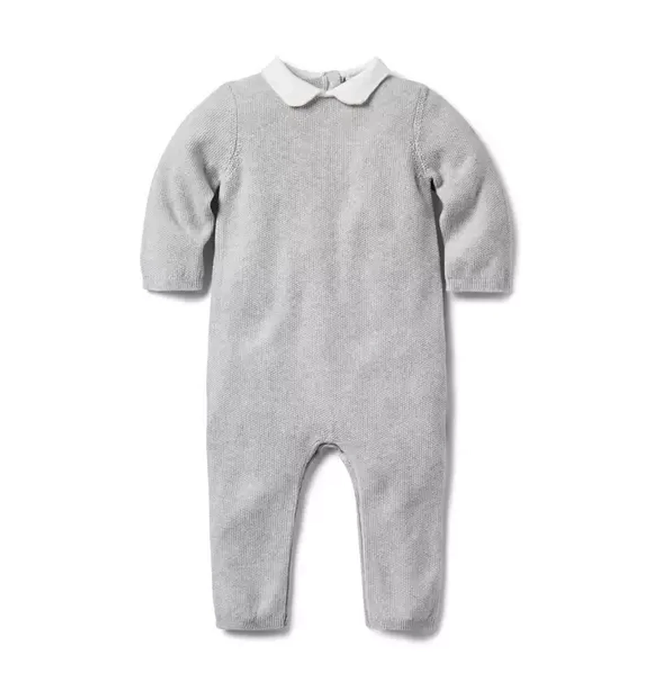 Baby Collared Sweater One-Piece