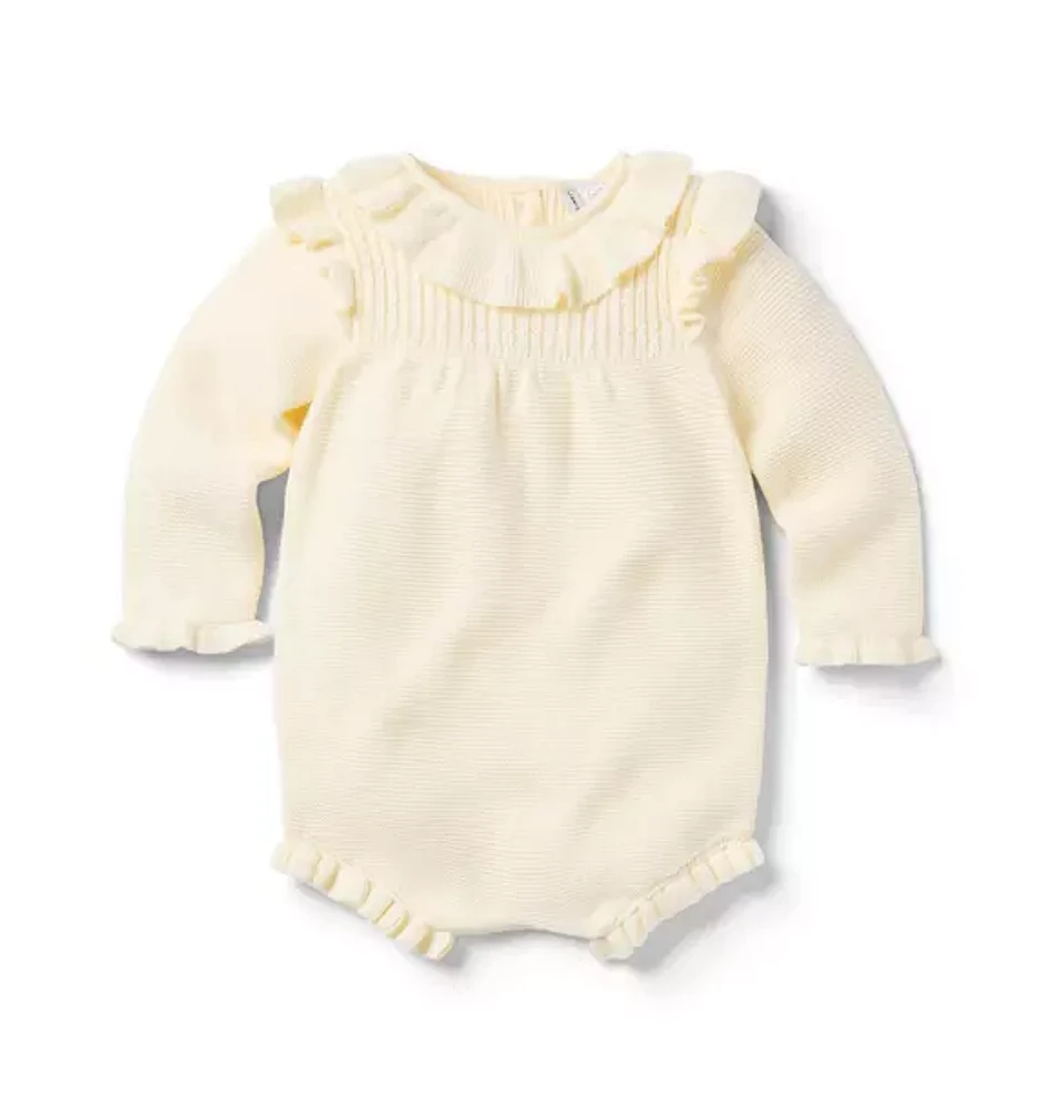 Baby Ruffle Collar One-Piece