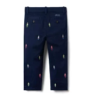 The Embroidered Nutcracker Dog Pant