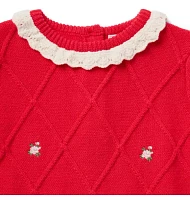 Baby Embroidered Matching Sweater Set