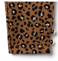 Leopard Button Cuff Ponte Pant