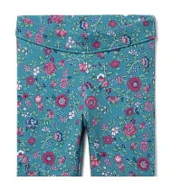 Ditsy Floral Button Cuff Ponte Pant