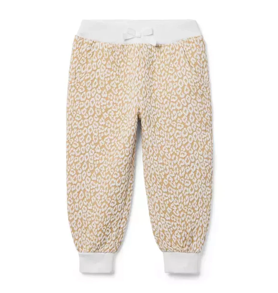 Leopard Jacquard Jogger