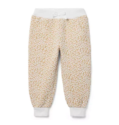 Leopard Jacquard Jogger