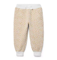 Leopard Jacquard Jogger