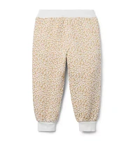 Leopard Jacquard Jogger