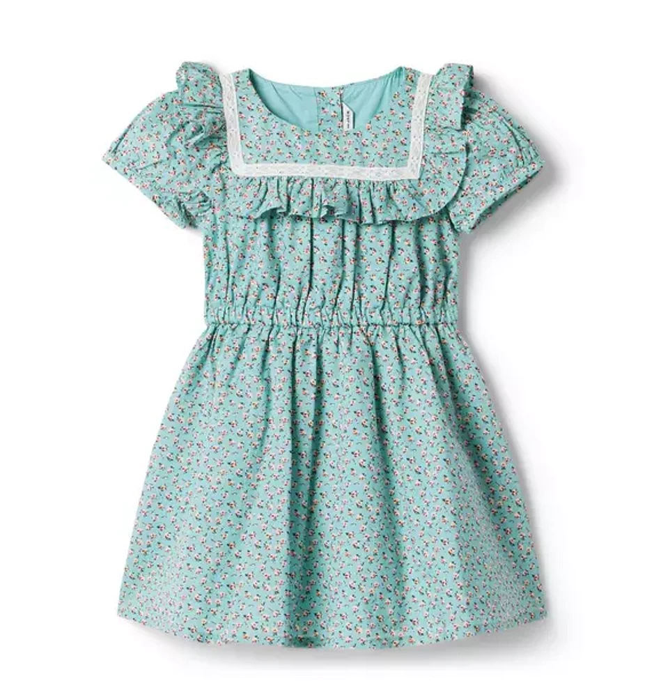 Ditsy Floral Ruffle Dress