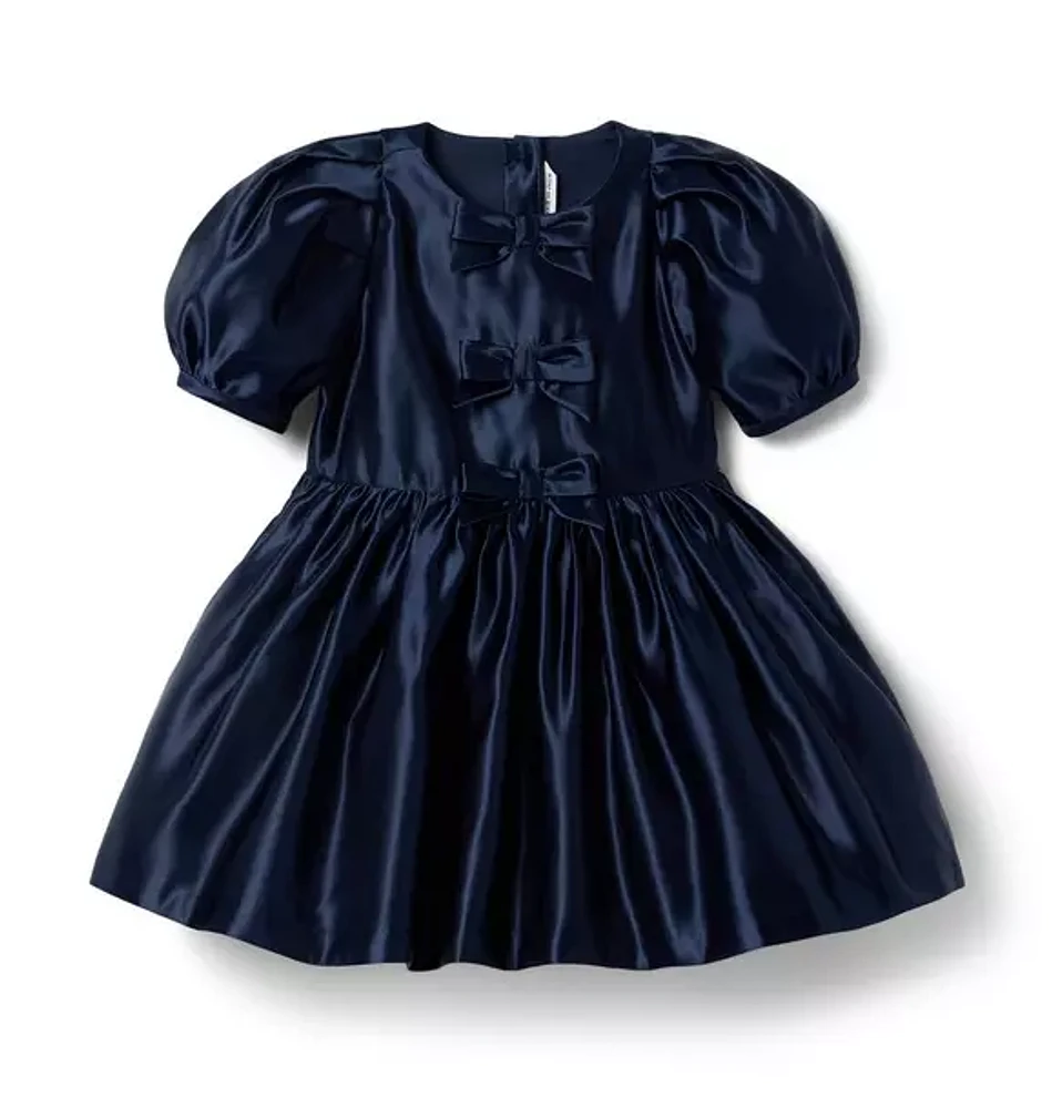 The Satin Bow Dress