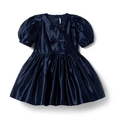 The Satin Bow Dress