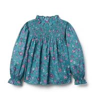 Ditsy Floral Ruffle Top