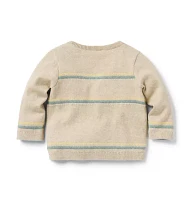 Baby Striped Dinosaur Sweater