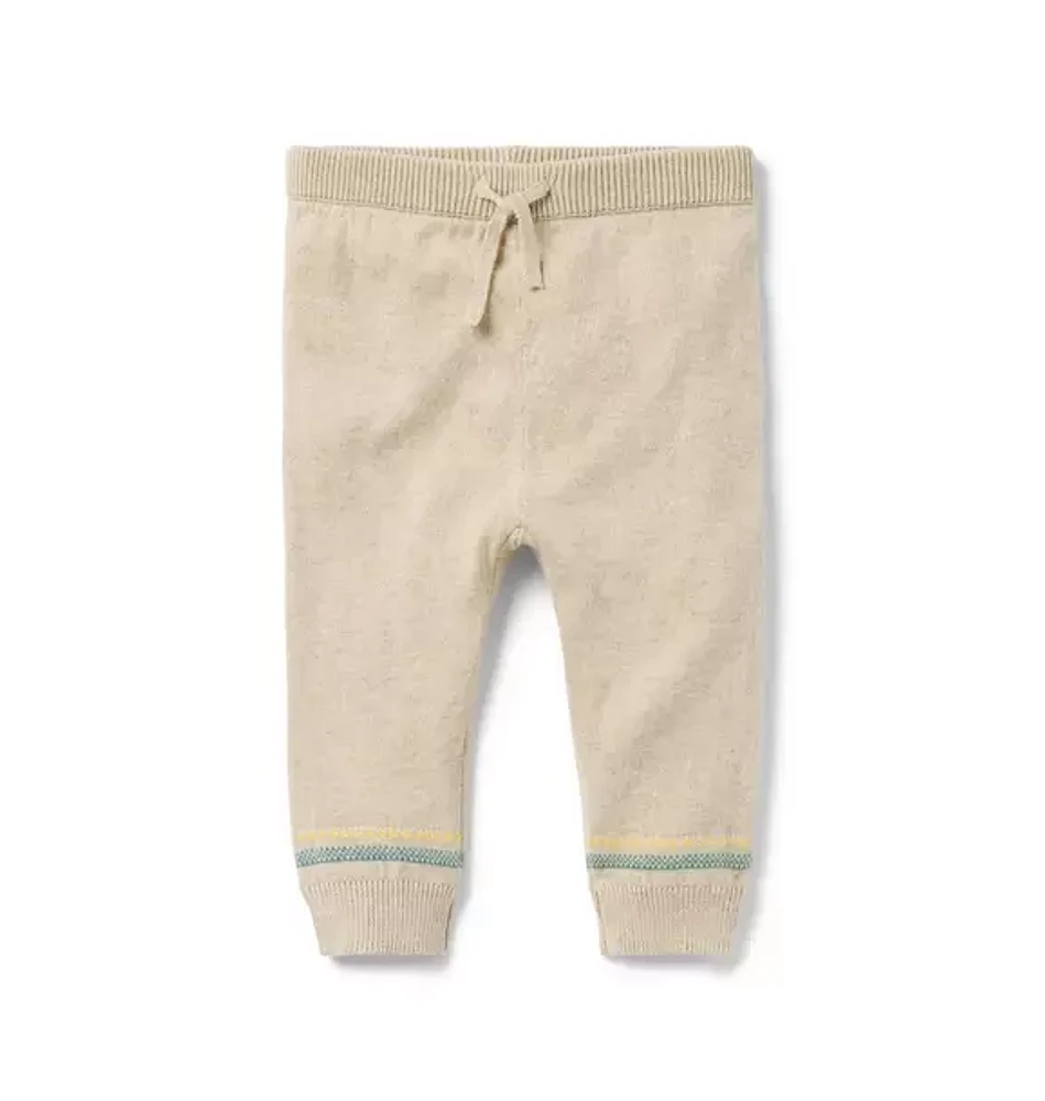 Baby Stripe Cuff Sweater Pant