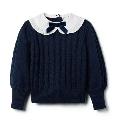 The Cable Knit Bow Sweater