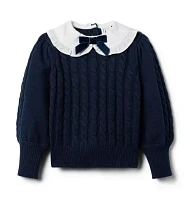 The Cable Knit Bow Sweater