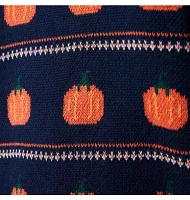 Pumpkin Fair Isle Collared Sweater