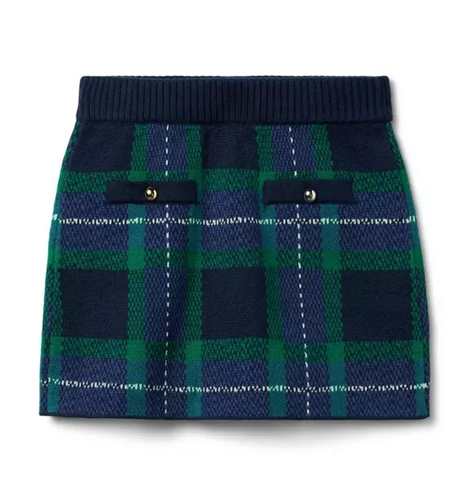 Tartan Sweater Skirt