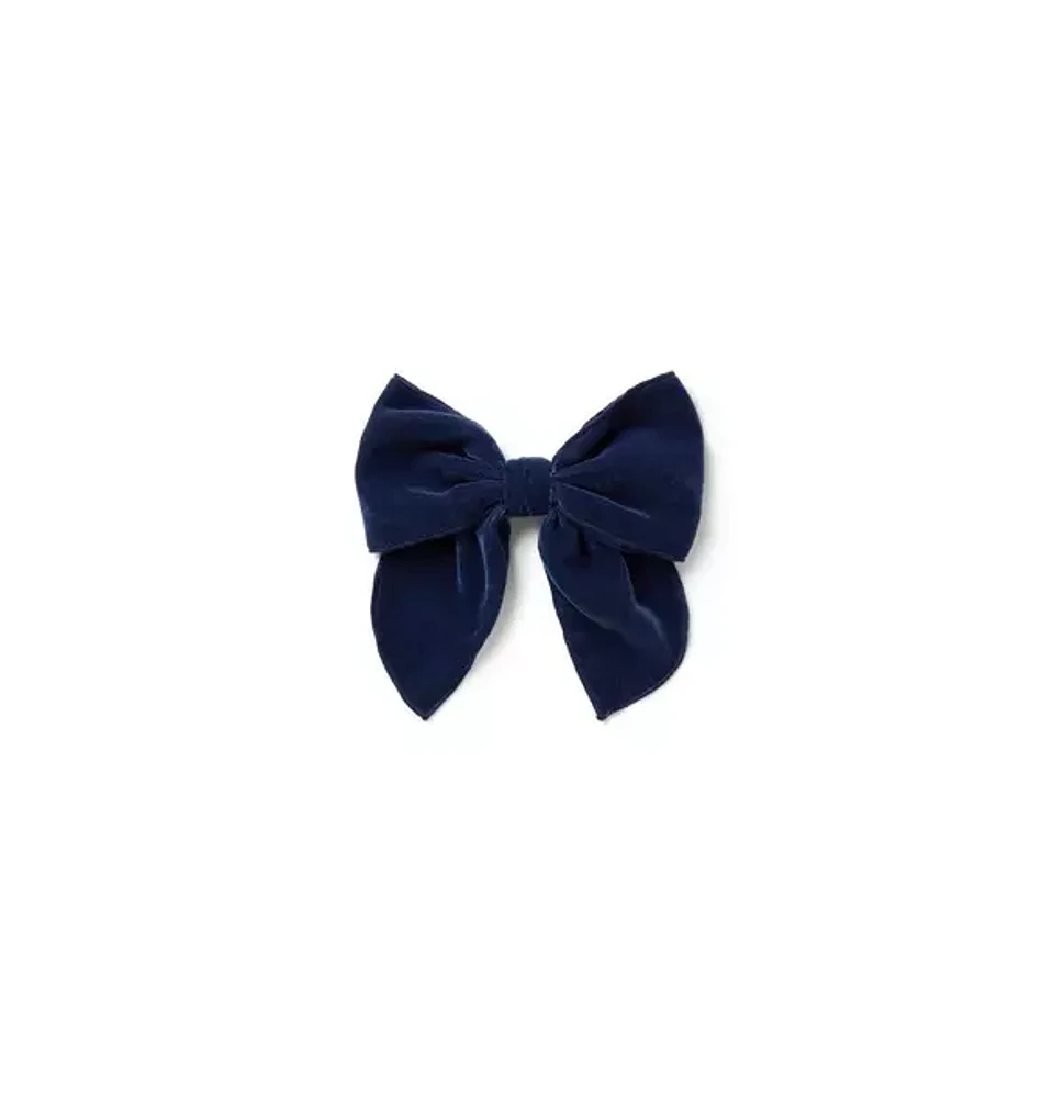 Velvet Bow Barrette