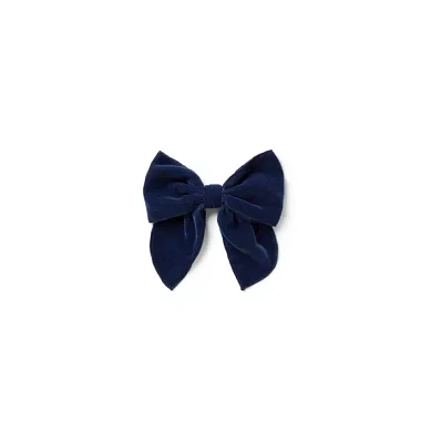 Velvet Bow Barrette