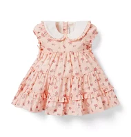 Baby Ditsy Floral Collared Dress