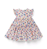 Baby Ditsy Floral Tiered Dress