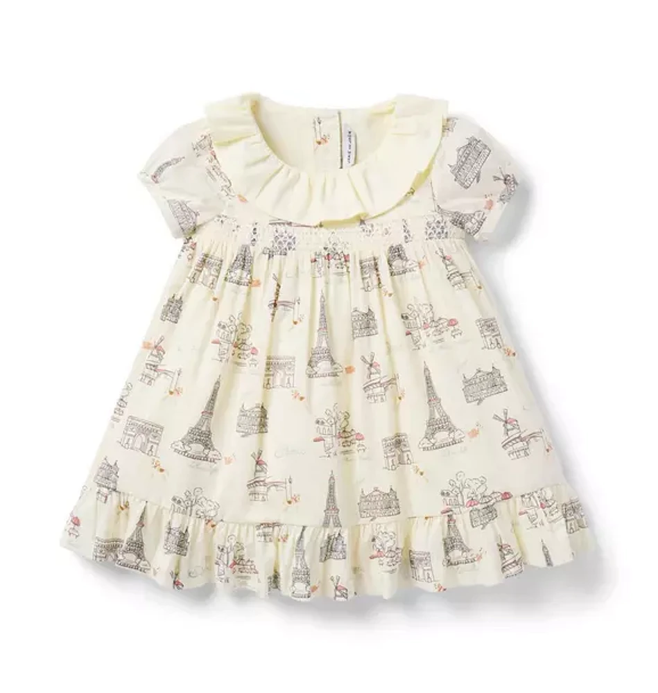 Baby Paris Smocked Dress