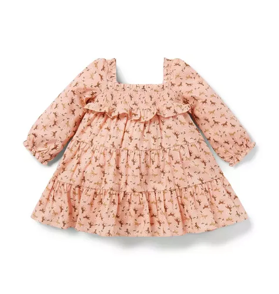 The Equestrian Smocked Baby Dress